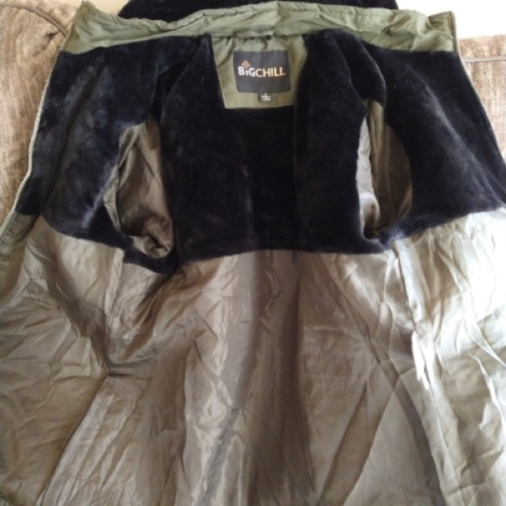 Olive Green winter Jacket used 3-4 times